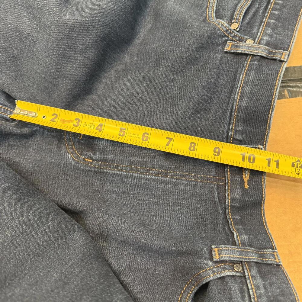 Michael Kors Men's 38/32 Parker Slim Fit Jeans Dark Wash Blue Denim - Picture 10 of 13